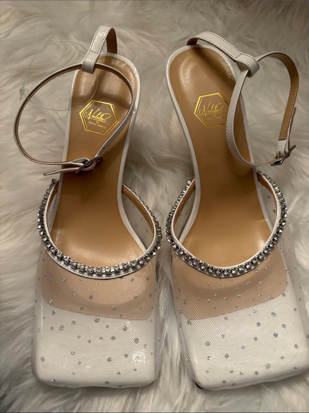 NALEBE By Amina Means Slimg Back Heels